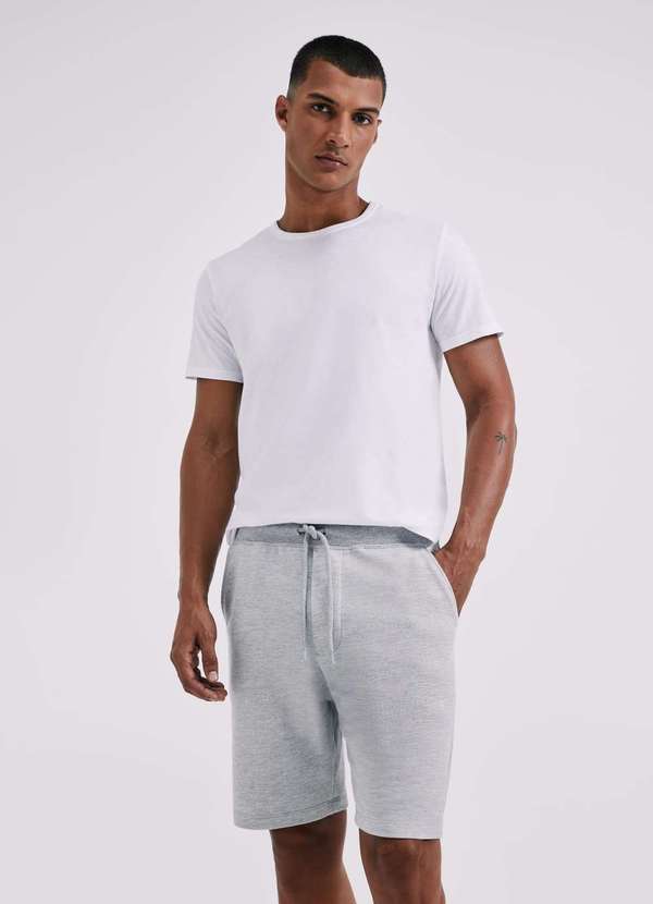 Hering - Kit 2 Bermudas Masculinas em Moletom Preto 2