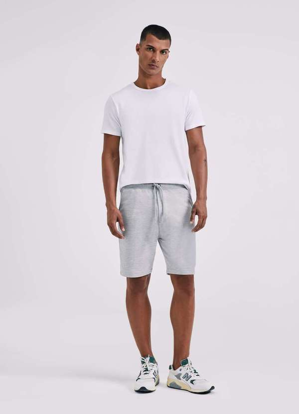 Hering - Kit 2 Bermudas Masculinas em Moletom Preto 5