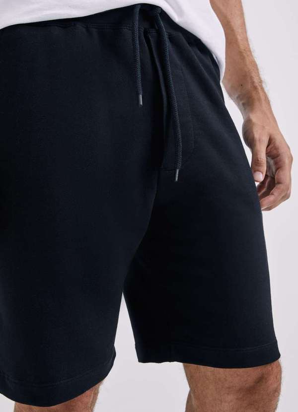 Hering - Kit 2 Bermudas Masculinas em Moletom Preto 7