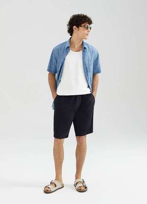 Hering - Shorts Praia Masculino - HERING