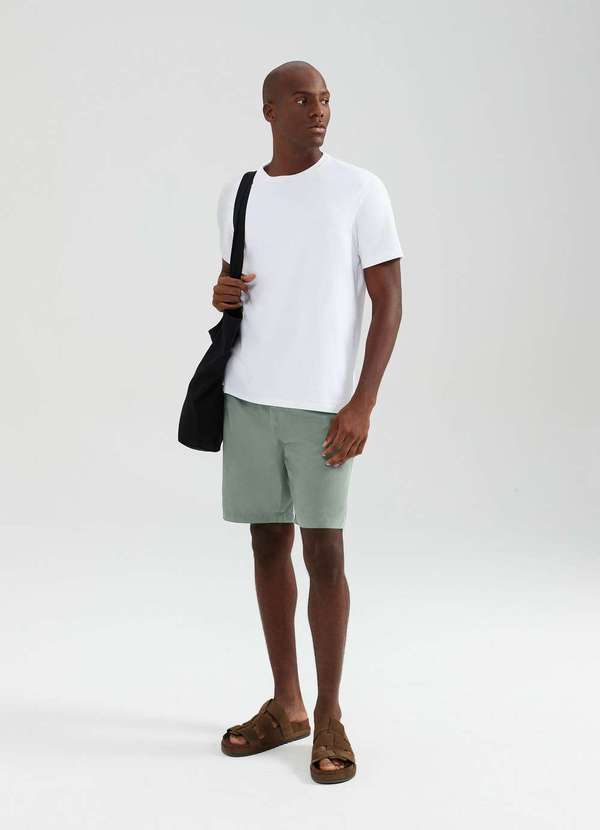 Hering - Shorts Praia Masculino Verde