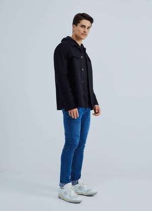 Hering - Calca Jeans Basica Masculina Skinny com Elastano - HERING