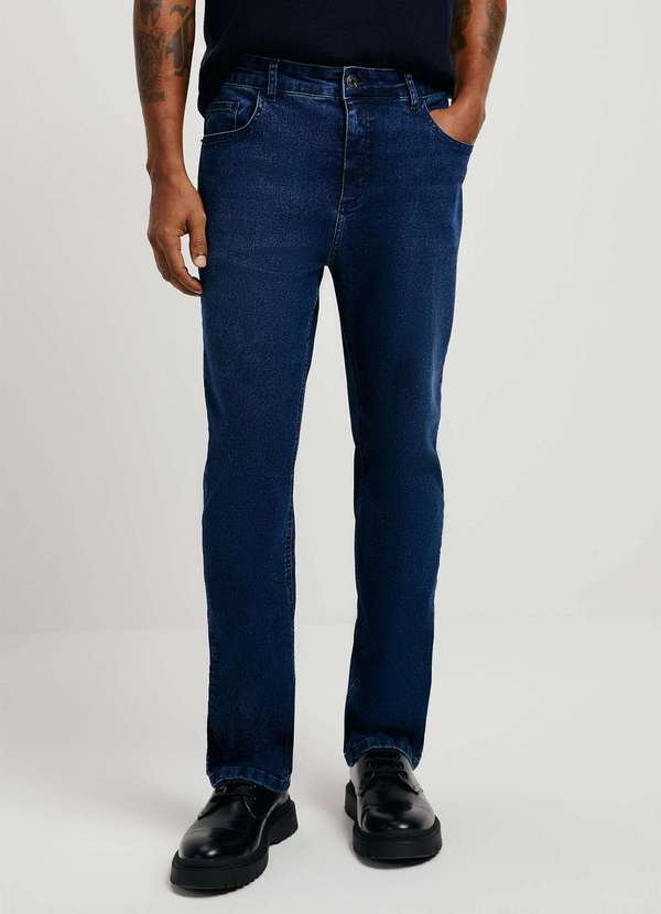 Hering - Calca Jeans Basica Masculina Slim Azul 2