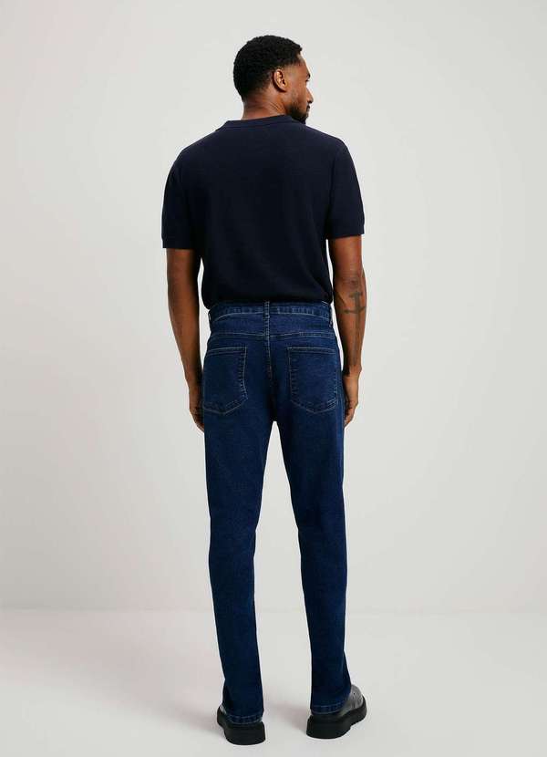 Hering - Calca Jeans Basica Masculina Slim Azul 3