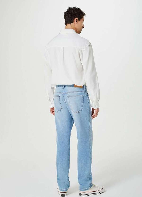 Hering - Calca Jeans Masculina com Elastano Tradicional Azul 3