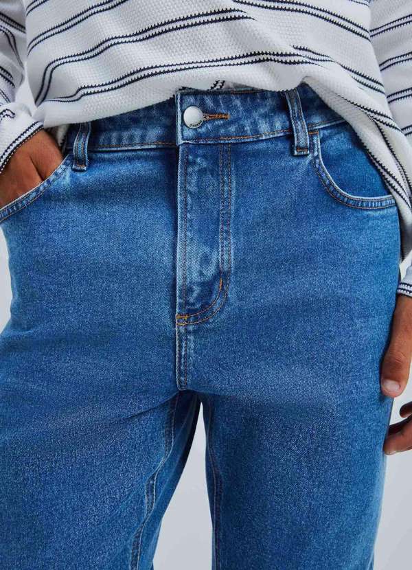 Hering - Calca Jeans Masculina Slim com Elastano Azul 4