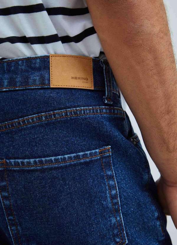 Hering - Calca Jeans Masculina Slim com Elastano Azul 4
