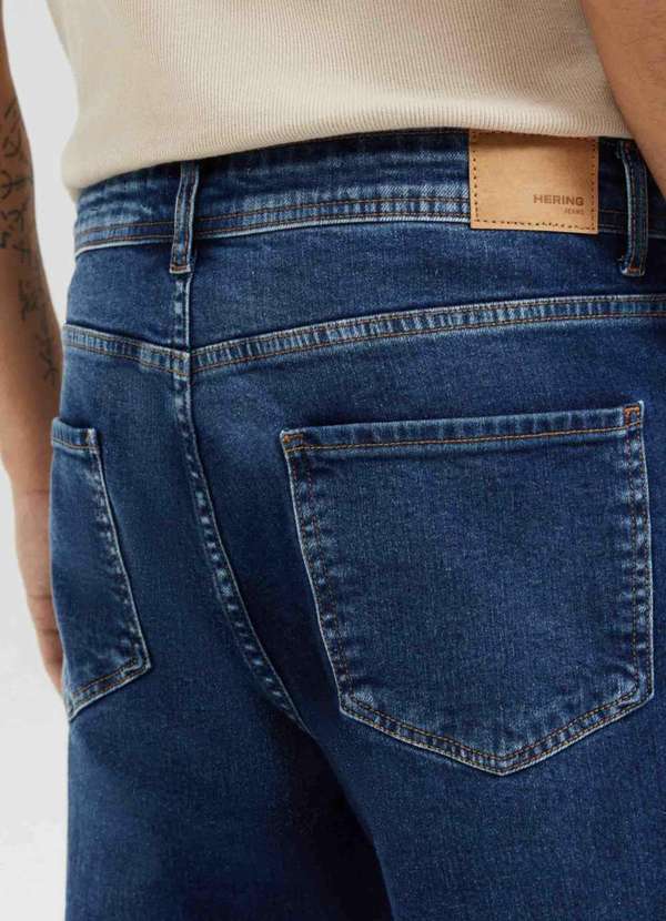 Hering - Calca Jeans Masculina Slim Comfort Azul 5