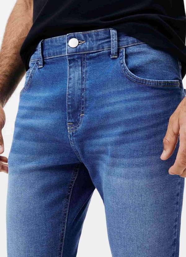Hering - Calca Masculina Jeans Skinny Azul 2