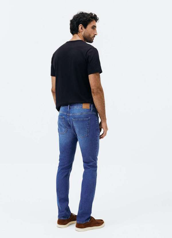 Hering - Calca Masculina Jeans Skinny Azul 3