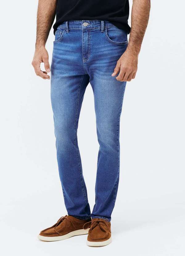 Hering - Calca Masculina Jeans Skinny Azul 4