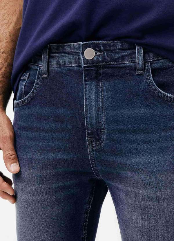 Hering - Calca Masculina Jeans Skinny Azul 4