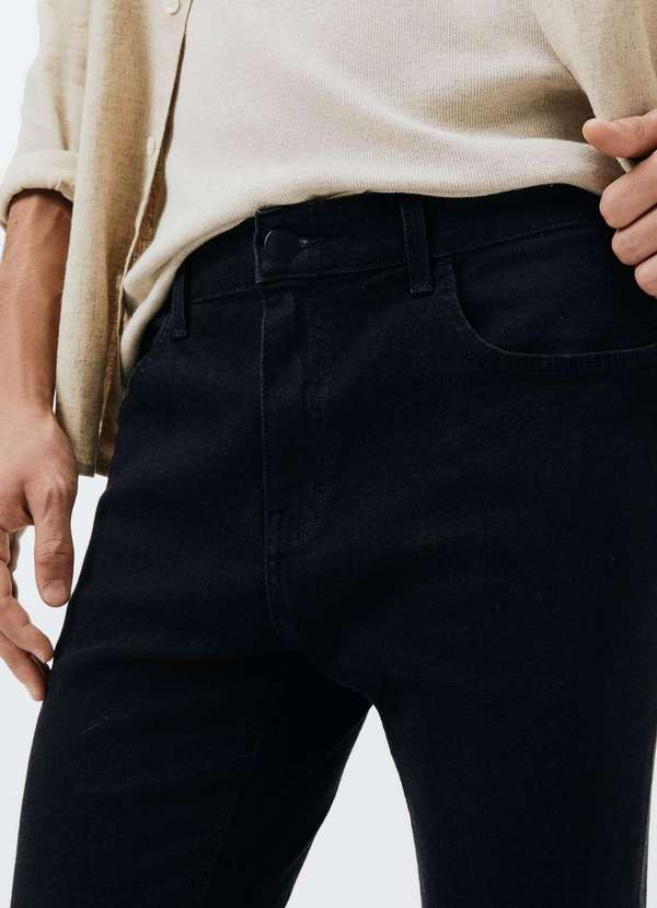 Hering - Calca Masculina Jeans Skinny Preto 3