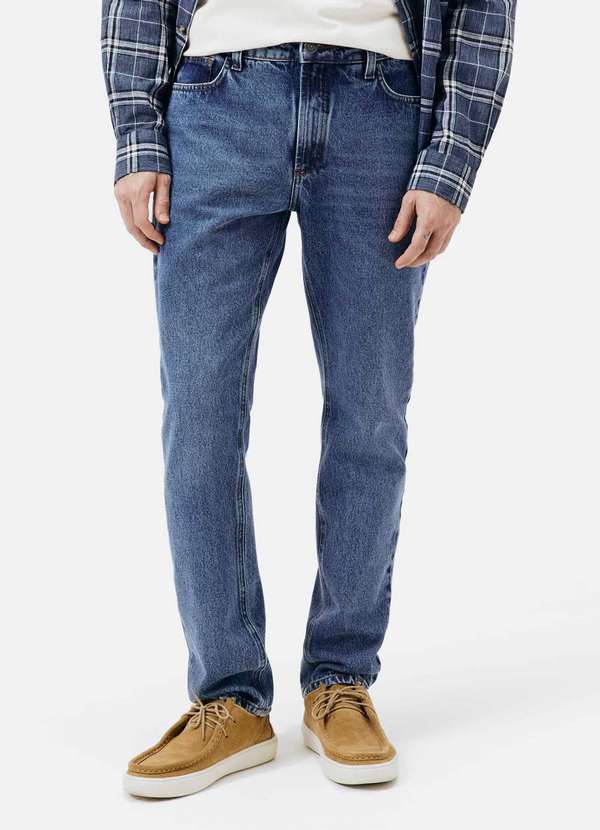 Hering - Calca Masculina Jeans Slim Azul 2