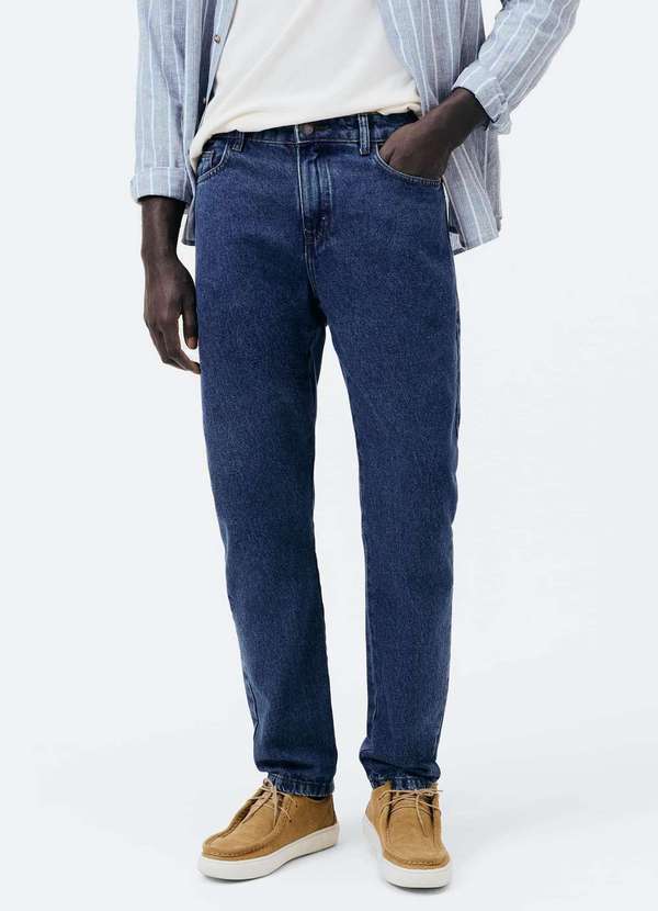 Hering - Calca Masculina Jeans Slim Azul 3