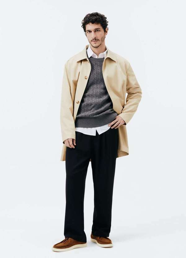 Hering - Calca Masculina Relaxed com Vivo Lateral Preto