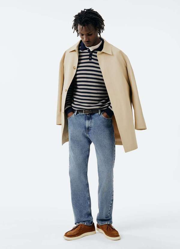 Hering - Calca Masculina Reta em Jeans Azul