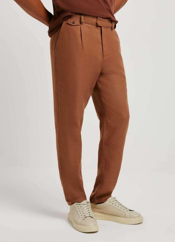 Hering - Calca Masculina Reta em Rami Marrom 2