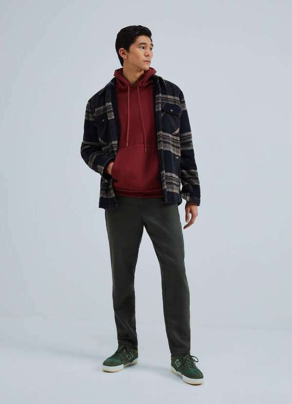 Hering - Calca Masculina Reta em Rami Verde