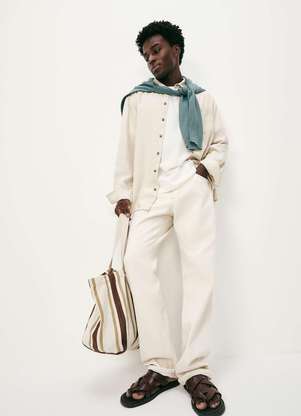 Hering - Calca Masculina Reta em Sarja - HERING