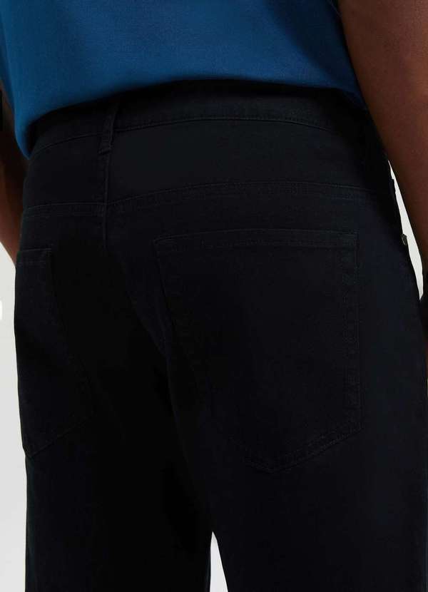 Hering - Calca Masculina Slim em Sarja Preto 6