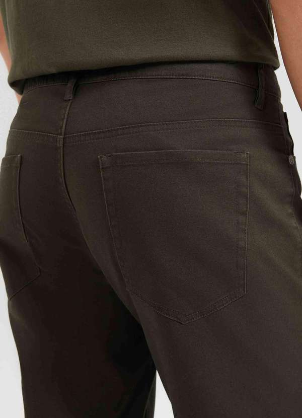 Hering - Calca Masculina Slim em Sarja Verde 6