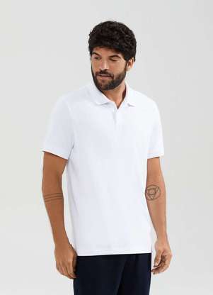 Hering - Camisa Polo Basica Masculina Manga Curta Pima - HERING
