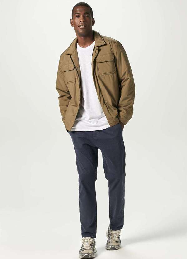 Hering - Camiseta Basica Manga Curta Masculina em Malha Branco 7