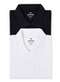 Hering - Kit com 2 Camisas Polo Basicas Masculinas em Piquet Preto - variação: Preto