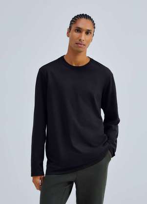 Hering - Camiseta Basica Masculina Manga Longa Comfort Super Cotton - HERING