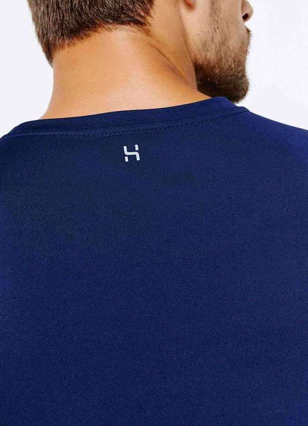 Hering - Camiseta Esportiva Masculina com Refletivo Azul 4