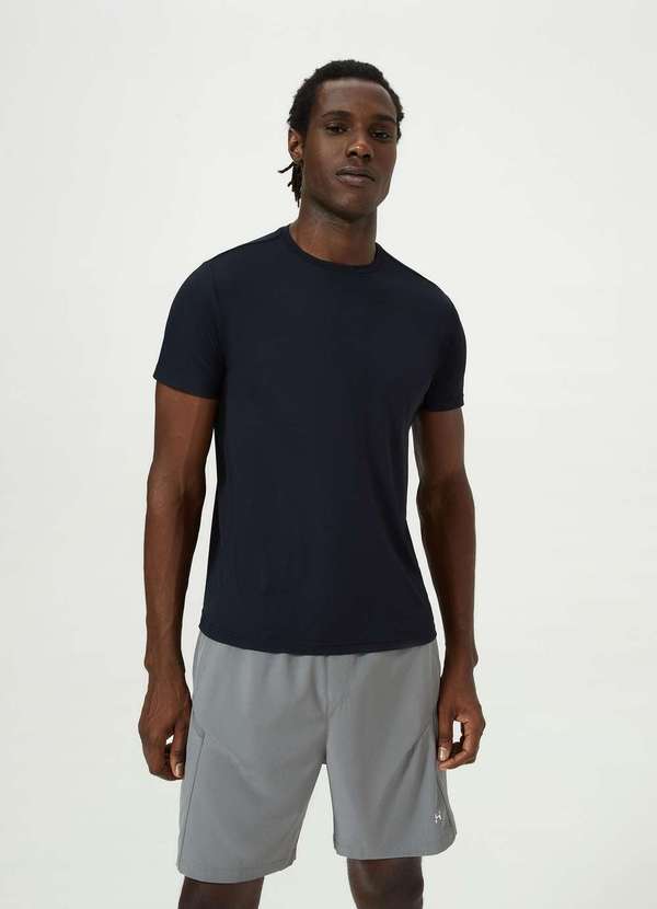 Hering - Camiseta Esportiva Masculina Easy Care Preto