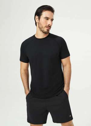 Hering - Camiseta Esportiva Masculina Manga Curta Raglan - HERING