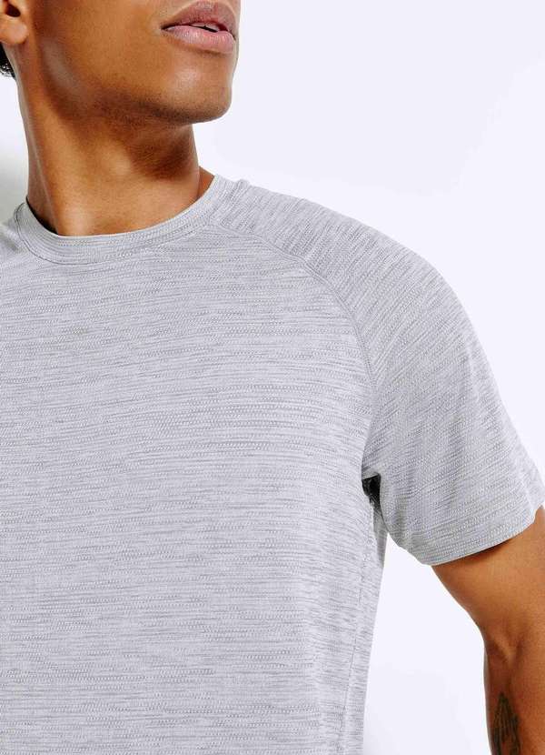 Hering - Camiseta Esportiva Masculina Secagem Rapida Cinza 2