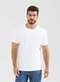 Hering - Camiseta Masculina Manga Curta Super Pima Preto - variação: Branco