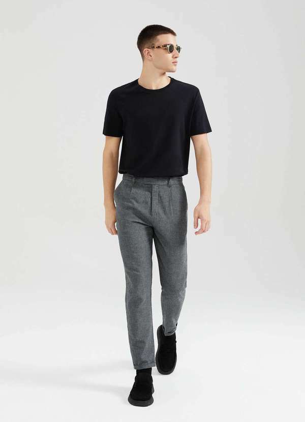 Hering - Camiseta Masculina Manga Curta Super Pima Preto 2