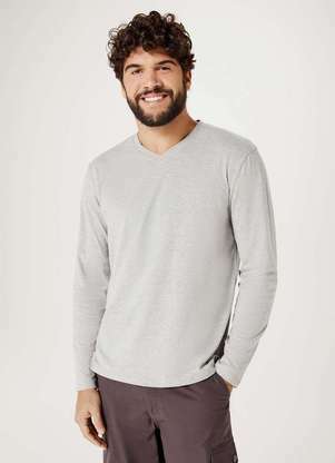 Hering - Camiseta Masculina Manga Longa World - HERING