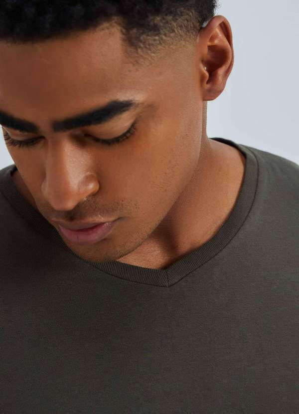 Hering - Camiseta Masculina Manga Longa World Verde 2