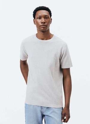 Hering - Camiseta Masculina Regular em Trico - HERING