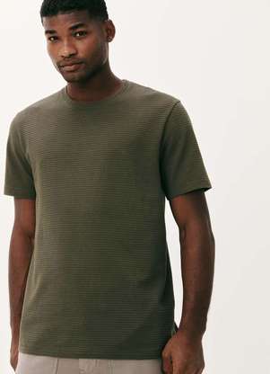 Hering - Camiseta Masculina Regular Texturizada - HERING