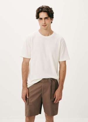 Hering - Camiseta Masculina Regular Texturizada - HERING