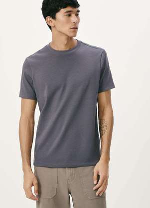 Hering - Camiseta Masculina Texturizada em Algodao Peruano - HERING