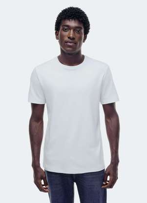 Hering - Camiseta Masculina Texturizada em Algodao Peruano - HERING