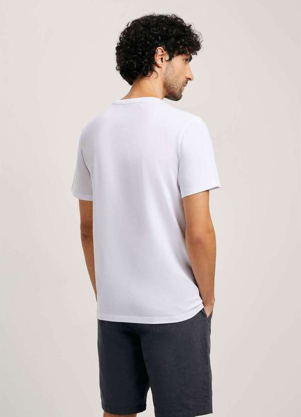 Hering - Camiseta Unissex Manga Curta Regular Idbr Branco 2