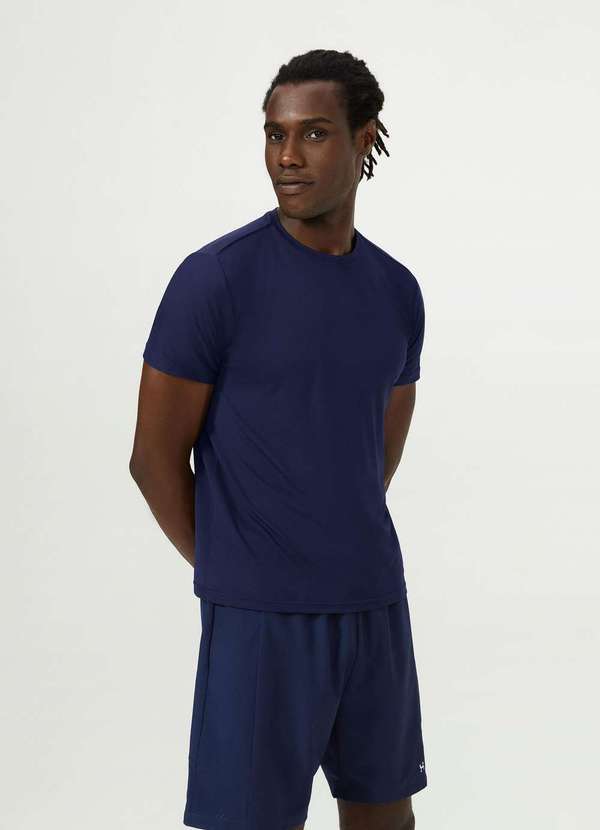 Hering - Kit com 2 Camisetas Esportivas Masculina Manga Curta com Prote... Multicores 2