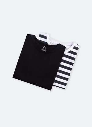 Hering - Kit de Camisetas Masculina com Gola Arredondada - HERING