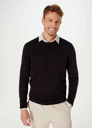 Hering - Blusao Basico Masculino em Trico de Algodao - HERING