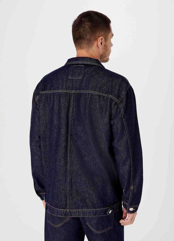 Hering - Jaqueta Jeans Masculina Trucker Azul 6