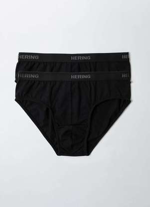 Hering - Kit 2 Cuecas Slip com Elastico - HERING