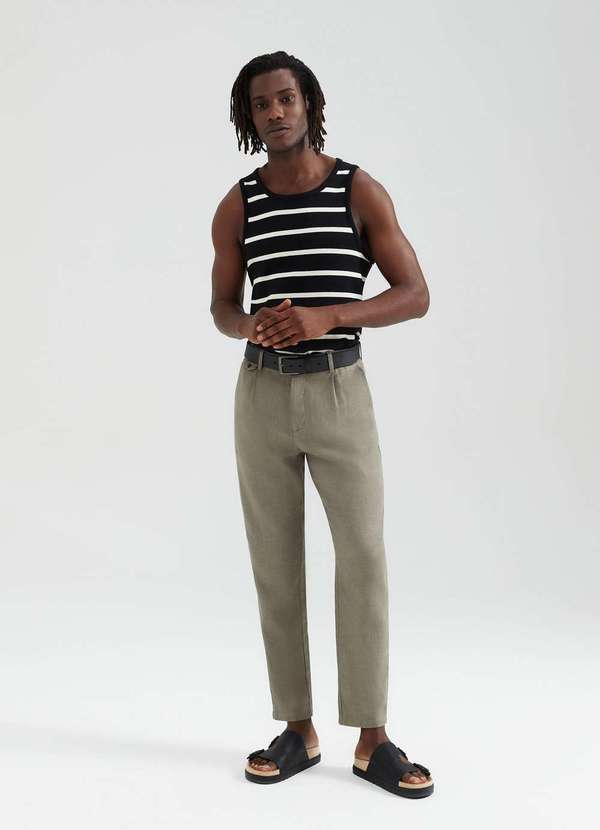 Hering - Regata Masculina Listrada em Ribana Preto 3